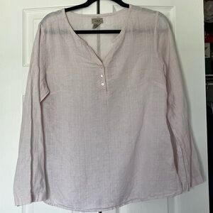 L.L. Bean Light Pink Blouse